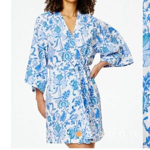 Roller Rabbit Amanda Kimono Blue